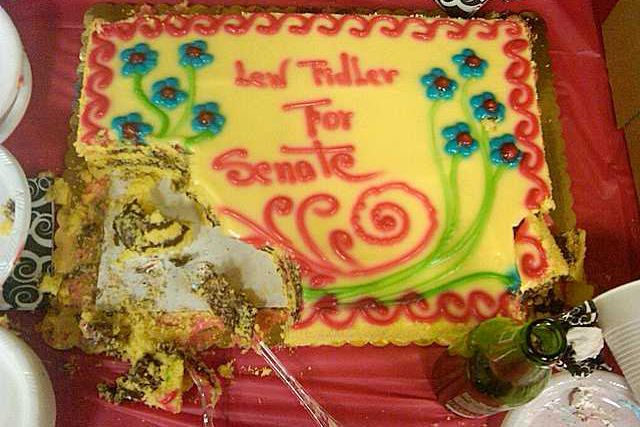 If they ate the cake, that must mean Fidler won, right? Photograph by Azi Paybarah on Flickr